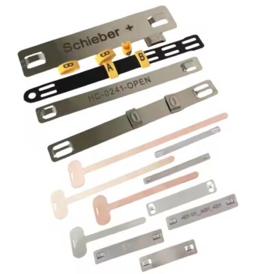Custom laser printed cable tags for wire identification