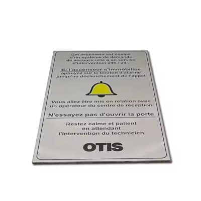 Custom stainless steel equipment asset tag with laser engraving