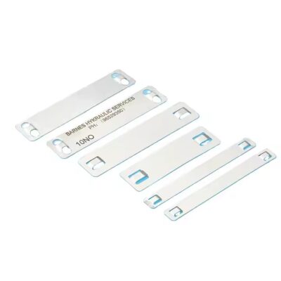 Stainless steel metal cable tags for wire and cable identification