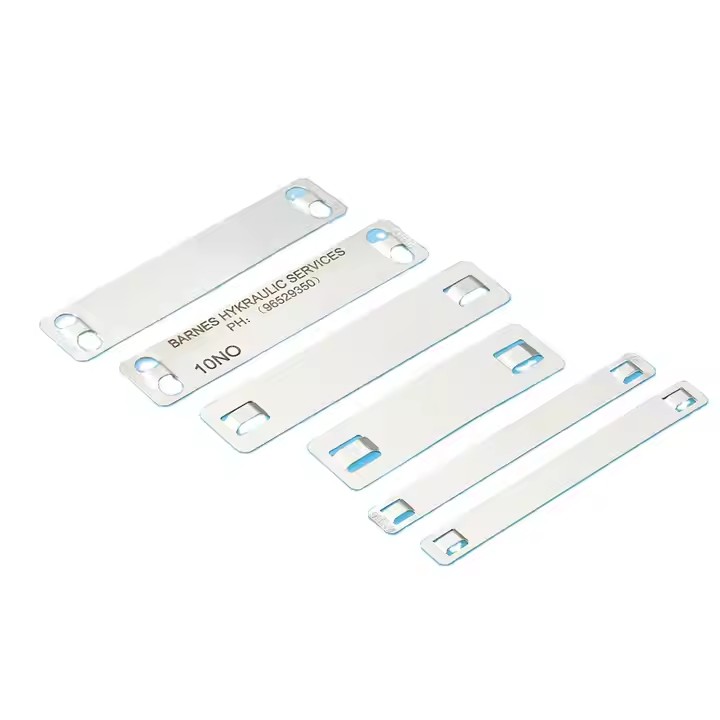 Stainless steel metal cable tags for wire and cable identification