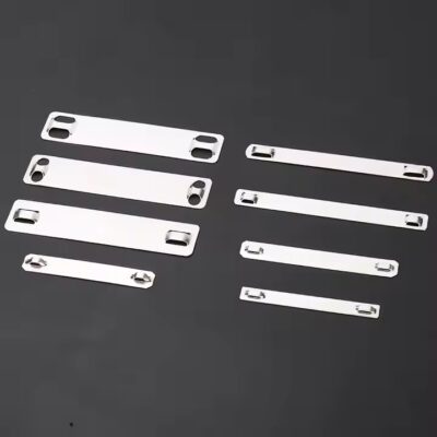 High-quality stainless steel rectangular cable tags for wire marking