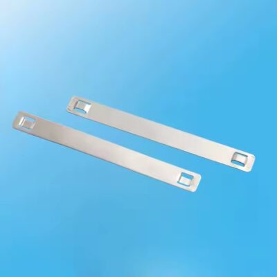 Custom metal cable ID tags for wires and cables