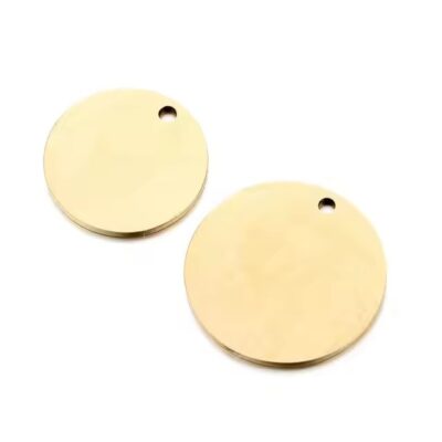 Custom Size Stylish Brass and Copper Tags