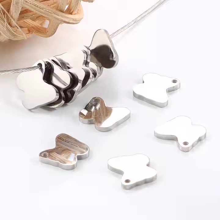 Custom Blank Metal Tags for DIY Jewelry Logo Components