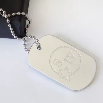Blank Custom Metal Military Dog Tag for ID