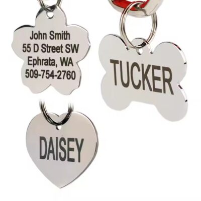 Custom Stainless Steel Metal Pet ID Tag