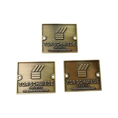 Custom Brass and Copper Furniture Tags

