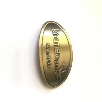 Custom Brass and Copper Furniture Tags


