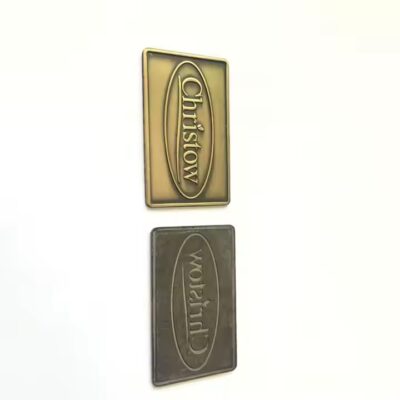 Custom Brass and Copper Furniture Tags

