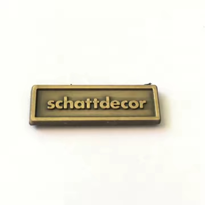 Custom Brass and Copper Furniture Tags