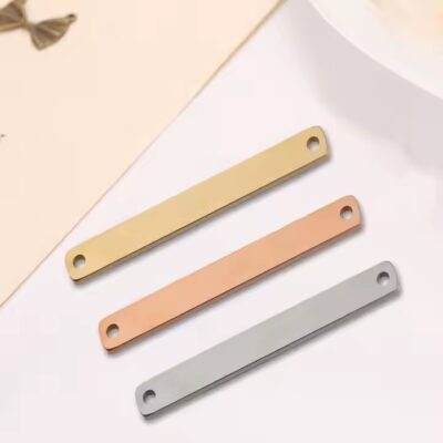 Custom Engraved Metal Tags with Hole or Chain
