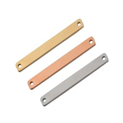 Custom Engraved Metal Tags with Hole or Chain