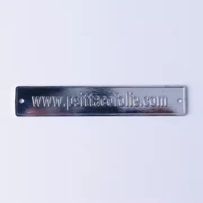 Custom New Etched Metal Tags for Industrial and Brand Use

