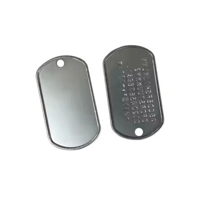 Custom Etched Pendant Metal Tags with Logo for Jewelry and Accessories