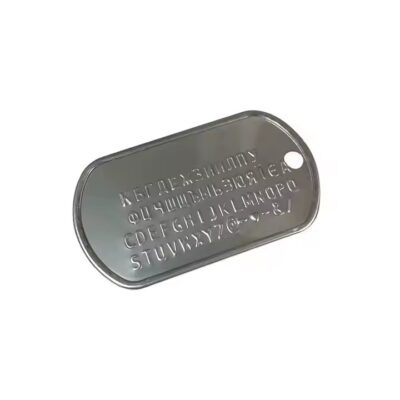 Custom Etched Pendant Metal Tags with Logo for Jewelry and Accessories