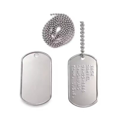 Custom Etched Pendant Metal Tags with Logo for Jewelry and Accessories