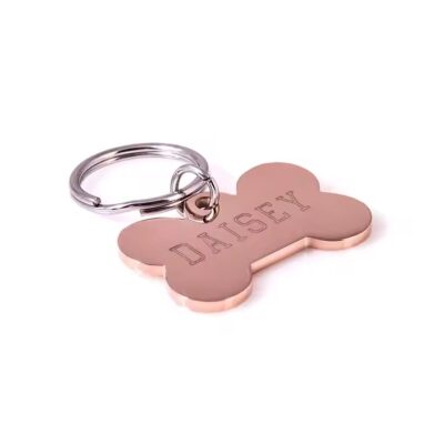 Personalized Bone-Shaped Metal Pet ID Tag