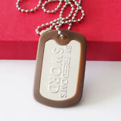Zinc Alloy Custom Metal Military Dog Tag