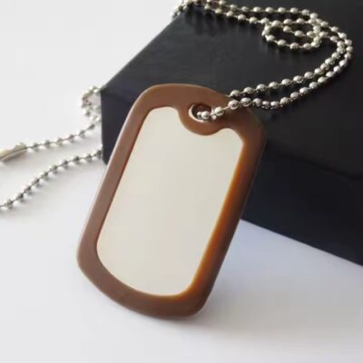 Zinc Alloy Custom Metal Military Dog Tag