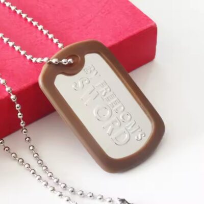 Zinc Alloy Custom Metal Military Dog Tag