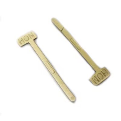 Custom copper stamped cable tags and wire markers for durable wire identification