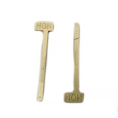 Custom copper stamped cable tags and wire markers for durable wire identification