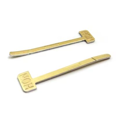 Custom copper stamped cable tags and wire markers for durable wire identification