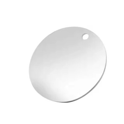 DIY Personalized Blank Round Metal Tags for Custom Engraving