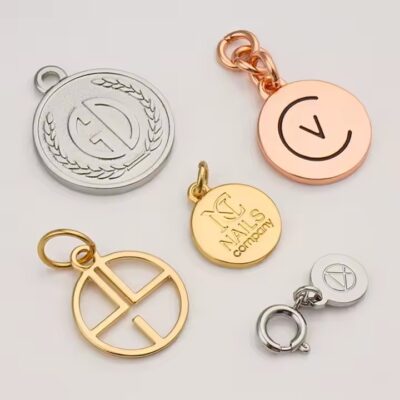 Custom Shaped Metal Tags for Bags and Handbags