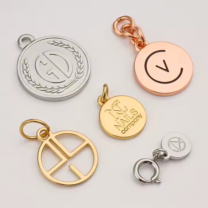 Custom Shaped Metal Tags for Bags and Handbags