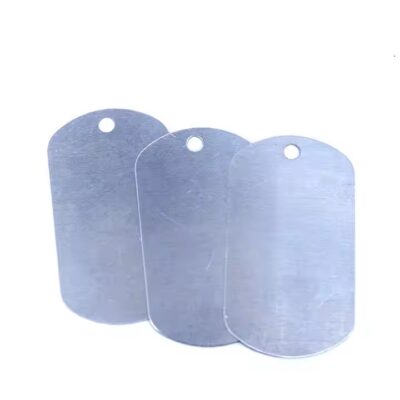 Custom Stainless Steel and Aluminum Valve Tags with Hole