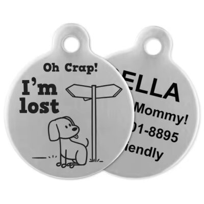 Custom New Style Metal Pet Identification Tag