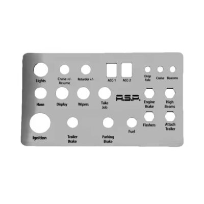 Custom Laser Cut Decorative Metal Tag for Electrical Panel