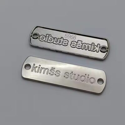 Custom Premium Metal Tags for High-End Clothing