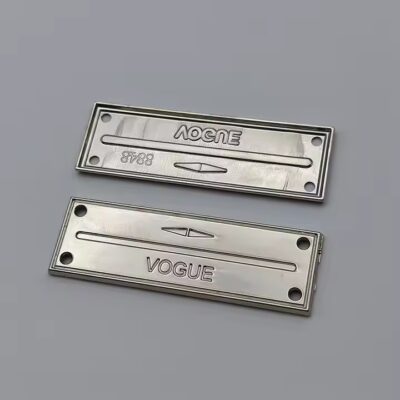 Custom Premium Metal Tags for High-End Clothing