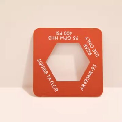 Custom Electrical Panel Tag for Industrial Machinery