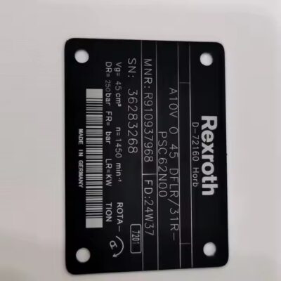 Custom Electrical Panel Tag for Industrial Machinery