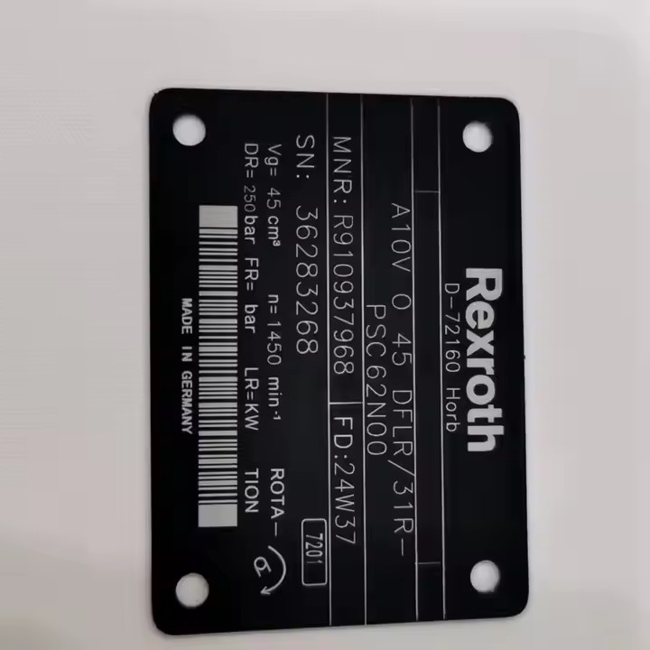 Custom Electrical Panel Tag for Industrial Machinery