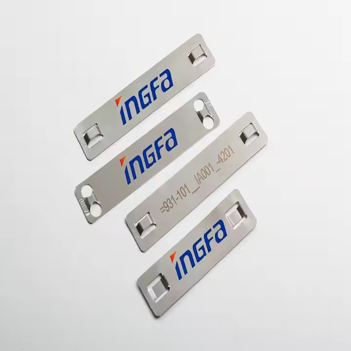 Innovative hot-selling metal cable tags for industrial wire identification