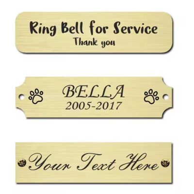 Custom self-adhesive laser engraved label for durable equipment marking