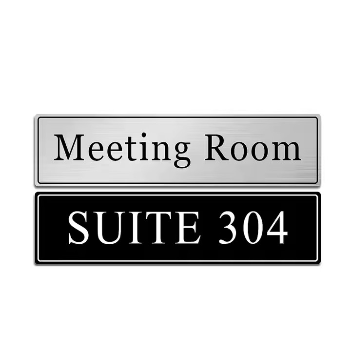 Custom self-adhesive laser engraved label for durable equipment marking