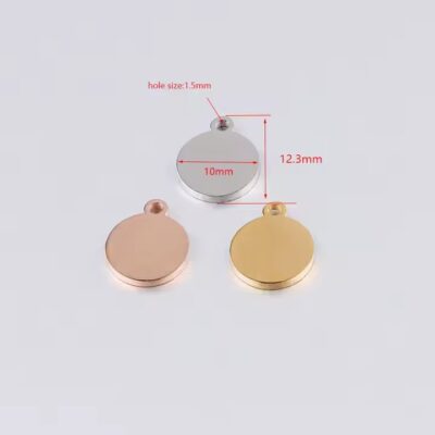 Custom Blank Engraved Printed Metal ID Tags