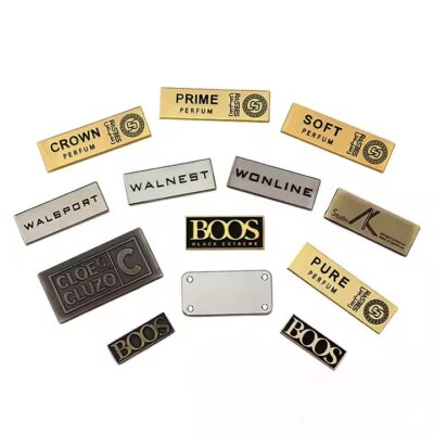 Custom Shaped Metal Tag for Bags and Luggage Accessories