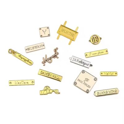 Custom Shaped Metal Tag for Bags and Luggage Accessories