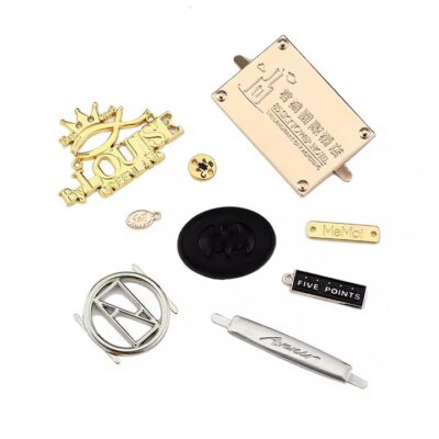 Custom Shaped Metal Tag for Bags and Luggage Accessories