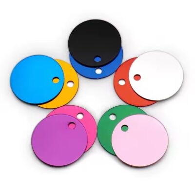 Custom anodized aluminum tags for promotional gifts