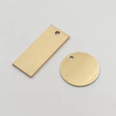 Best-Selling Brass Copper Keychain Pendant Tags for Custom Decoration