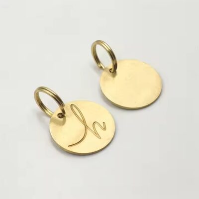 Best-Selling Brass Copper Keychain Pendant Tags for Custom Decoration
