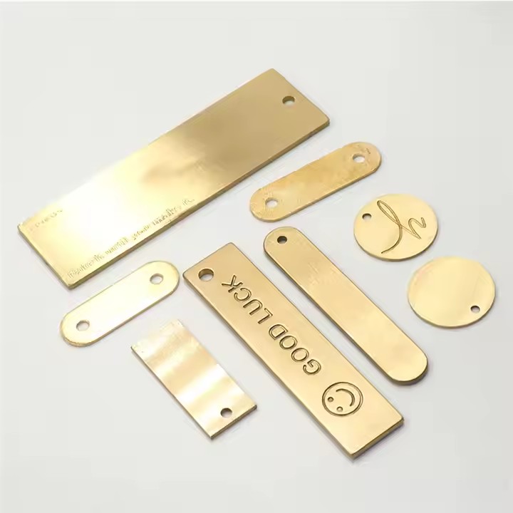 Best-Selling Brass Copper Keychain Pendant Tags for Custom Decoration