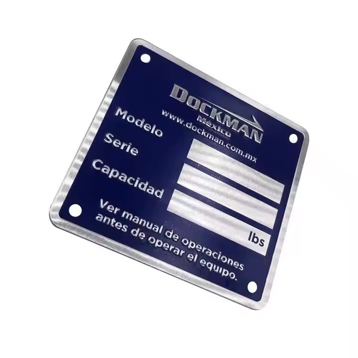 Custom Designed Industrial Metal Tags with Detailed Markings for Equipment